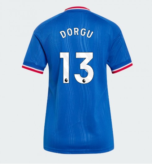 Manchester United Patrick Dorgu #13 Venkovní Dres pro Dámské 2026-27 Krátký Rukáv Manchester United Patrick Dorgu #13 Venkovní Dres pro Dámské 2026-27 Krátký Rukáv